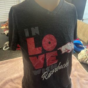 *3 for $20* Arkansas Razorback large Girls t shirt